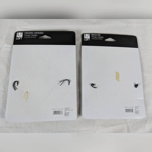 Umbra Loft Hand Photo Holders Fingers Crossed and Rock On NEW NIP - Picture 2 of 4